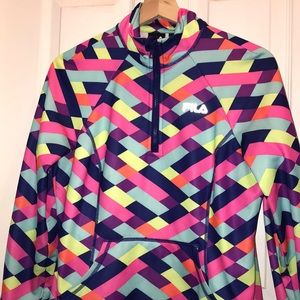 Fila Sport Multicolored Pullover Half Zip